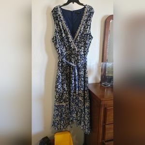 Women's Plus Flower Print Dress